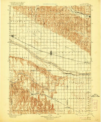 1899 Map of Lexington, 1921 Print