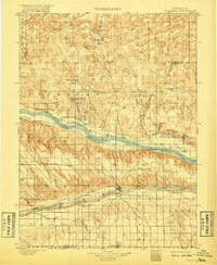1900 Map of Ogallala, 1917 Print