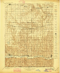 1897 Map of Red Cloud, NE