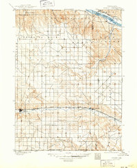 1899 Map of Sidney, 1949 Print