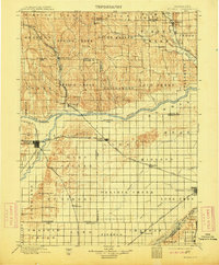 1899 Map of St. Paul, 1913 Print