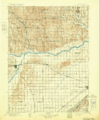 1899 Map of St. Paul, 1932 Print