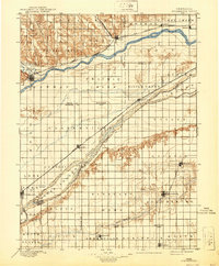 1896 Map of Nance County, NE, 1940 Print