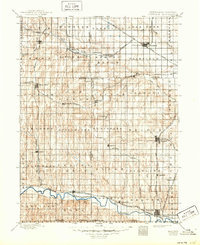 1898 Map of Superior, NE, 1949 Print