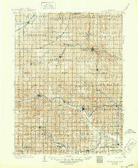 1903 Map of Weeping Water, 1949 Print