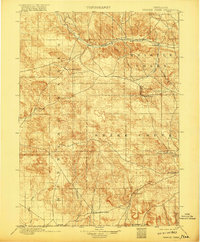 Download a high-resolution, GPS-compatible USGS topo map for Whistle Creek, NE (1917 edition)