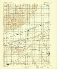 1896 Map of Wood River, 1932 Print