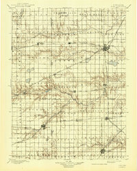 preview thumbnail of historical topo map of York, NE in 1898