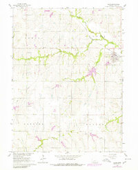 Download a high-resolution, GPS-compatible USGS topo map for Adams, NE (1980 edition)