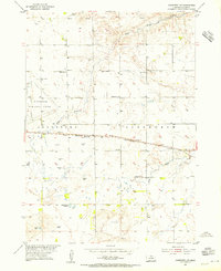 preview thumbnail of historical topo map of Brown County, NE in 1954