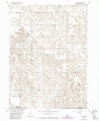1954 Map of Boone County, NE, 1985 Print