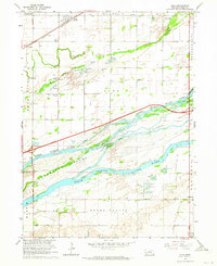 Download a high-resolution, GPS-compatible USGS topo map for Alda, NE (1964 edition)