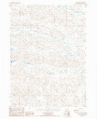 Download a high-resolution, GPS-compatible USGS topo map for Allen Valley, NE (1987 edition)