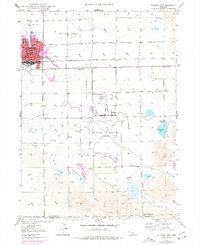 1947 Map of Box Butte County, NE, 1977 Print