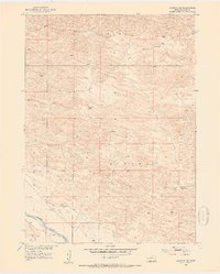 1952 Map of Almeria NE, 1954 Print