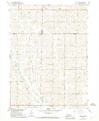preview thumbnail of historical topo map of Cuming County, NE in 1966