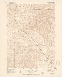 Download a high-resolution, GPS-compatible USGS topo map for Anselmo NW, NE (1953 edition)