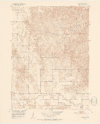 Download a high-resolution, GPS-compatible USGS topo map for Ansley NE, NE (1952 edition)
