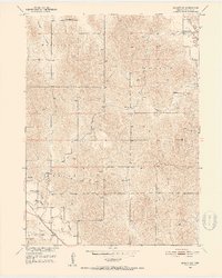 Download a high-resolution, GPS-compatible USGS topo map for Ansley SE, NE (1953 edition)