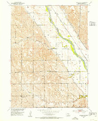 preview thumbnail of historical topo map of Sherman County, NE in 1951