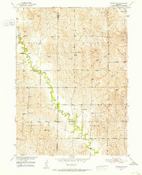 preview thumbnail of historical topo map of Sherman County, NE in 1951