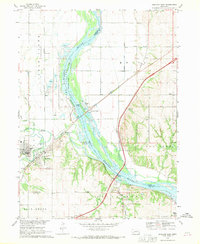 Download a high-resolution, GPS-compatible USGS topo map for Ashland East, NE (1970 edition)