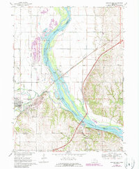 Download a high-resolution, GPS-compatible USGS topo map for Ashland East, NE (1987 edition)