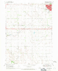 Download a high-resolution, GPS-compatible USGS topo map for Aurora West, NE (1971 edition)