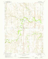 Download a high-resolution, GPS-compatible USGS topo map for Ayr, NE (1972 edition)