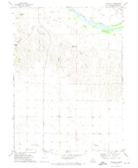 Download a high-resolution, GPS-compatible USGS topo map for Barn Butte, NE (1974 edition)