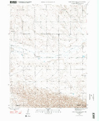 Download a high-resolution, GPS-compatible USGS topo map for Barrel Springs Creek South, NE (1993 edition)