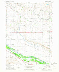 Download a high-resolution, GPS-compatible USGS topo map for Bayard SW, NE (1967 edition)