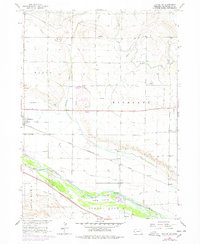 preview thumbnail of historical topo map of Scotts Bluff County, NE in 1965
