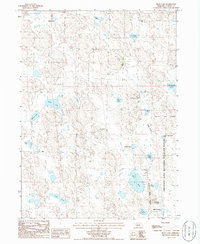 Download a high-resolution, GPS-compatible USGS topo map for Bean Lake, NE (1986 edition)