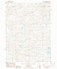 Download a high-resolution, GPS-compatible USGS topo map for Bean Soup Lake, NE (1986 edition)