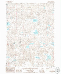 Download a high-resolution, GPS-compatible USGS topo map for Beck Lake, NE (1986 edition)