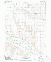 Download a high-resolution, GPS-compatible USGS topo map for Beverly, NE (1977 edition)
