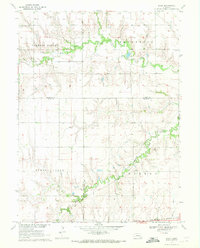 Download a high-resolution, GPS-compatible USGS topo map for Bixby, NE (1969 edition)