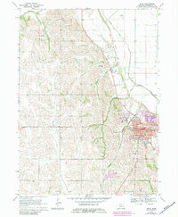 Download a high-resolution, GPS-compatible USGS topo map for Blair, NE (1983 edition)