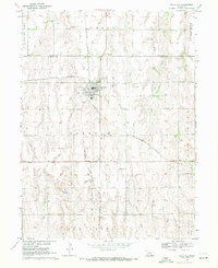 Download a high-resolution, GPS-compatible USGS topo map for Blue Hill, NE (1971 edition)