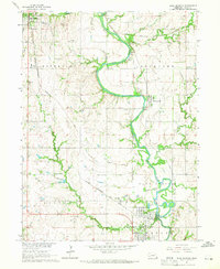 Download a high-resolution, GPS-compatible USGS topo map for Blue Springs, NE (1965 edition)