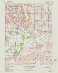 1953 Map of Howard County, NE, 1978 Print