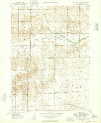 Download a high-resolution, GPS-compatible USGS topo map for Box Butte NW, NE (1949 edition)