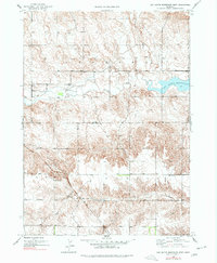 1946 Map of Box Butte Reservoir West, 1978 Print
