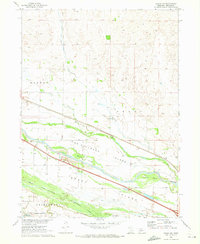 Download a high-resolution, GPS-compatible USGS topo map for Brady SW, NE (1973 edition)