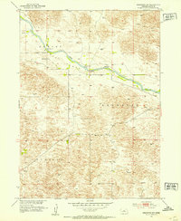 Download a high-resolution, GPS-compatible USGS topo map for Brewster NW, NE (1954 edition)