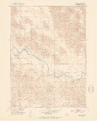 Download a high-resolution, GPS-compatible USGS topo map for Brewster, NE (1954 edition)