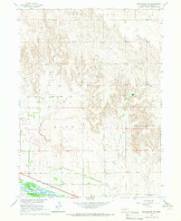 Download a high-resolution, GPS-compatible USGS topo map for Broadwater NW, NE (1967 edition)