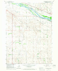 Download a high-resolution, GPS-compatible USGS topo map for Broadwater SW, NE (1967 edition)