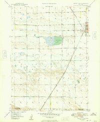 Download a high-resolution, GPS-compatible USGS topo map for Bronco Lake, NE (1949 edition)